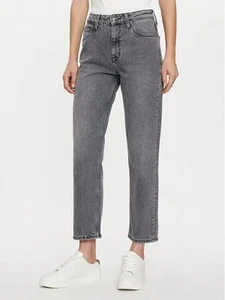Lee - Women's Carol Regular Straight Fit Denim Jeans Steel Yourself Grey W28 L30 - Picture 1 of 5