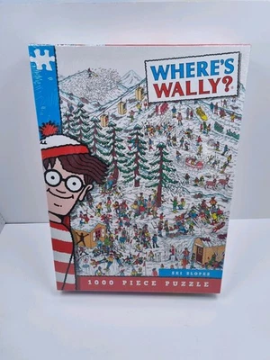 BNWT Where's Wally? 1000 Piece Jigsaw Puzzle 'Ski Slopes' New Factory Sealed - Image 1 of 3