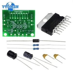 DC 12V TDA7297 Amplifier Board 15W+15W Dual-Channel Track Stereo Module Kits - Imagen 1 de 6