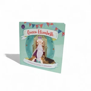 Book Queen Elizabeth Platinum Jubilee Celebration illustrated royal kids history - Picture 1 of 8