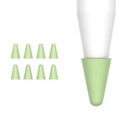 8Pack Silicone Touch Pen Nib Case Tip Cover For iPencil 1st & Generation Green// - Image 1 of 4