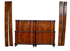 elegante grande letto matrimoniale Decò primi '900 francese 180 cm - Foto 1 di 18