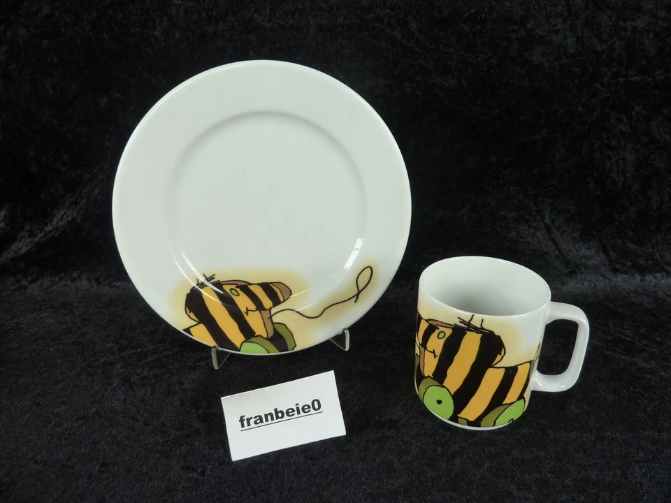 Thomas " JANOSCH TIGERENTE  " Kindergeschirr / 2 tlg. - Bild 1 von 1