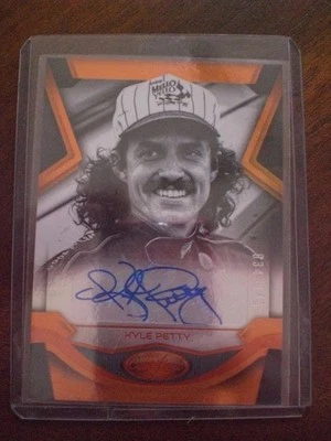 Kyle Petty 2016 certified Autograph ORANGE 34/149 - Image 1 of 2