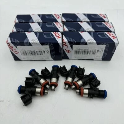 6x Fuel Injector Fit for Mercury Mazda CX-9 Lincoln 3.5L 3.7L 0280158091 Bosch - Image 1 of 4