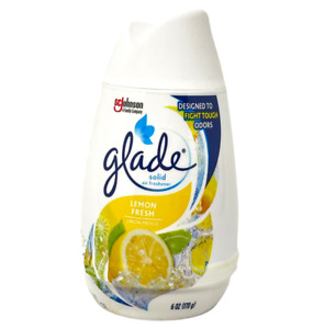 Glade Lemon Fresh Solid Air Freshener Room Fragrance 76254 Brand New, 6 Ounce