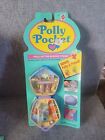 1993 Polly Pocket At The Burger Stand Bluebird Playset HTF Bonus Polly & Friend