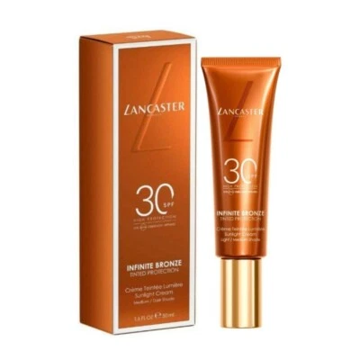 Lancaster Infinite bronze getönte Schutzcreme LSF30 50 ml ~ Bitte wählen Sie Farbton