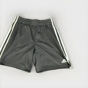 ADIDAS Boy's Size Medium (10/12) Classic 3 Stripes Short Color Dark Gray - Picture 1 of 7