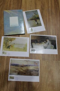 COMO NUEVO 1990 IMPRESIONISTAS AUSTRALIANOS AUS LIBRO POSTAL + FOTOS DE SELLOS x 4 - Imagen 1 de 3