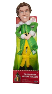 BUDDY THE ELF Jakks Pacific Plush Talking Toy Says 15 Movie Phrases 12" tall NEW - Picture 1 of 6