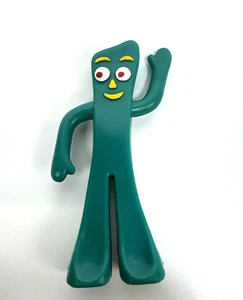 GUMBY Toy Figure Vintage 1989 Rubber 2.75" Prema Toy/Playskool USED - Picture 1 of 4