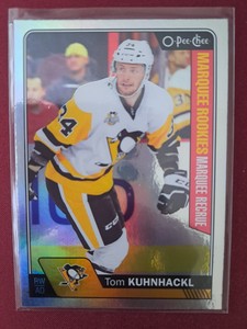 Tom Kuhnhackl 2016-17 RAINBOW FOIL ROOKIE O-Pee-Chee Platinum #695 Penguins