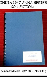 COLECCIÓN INDIA SERIE ANNA 1947-56 Comp. excepto sellos de servicio en CARPETA DE ANILLAS - Imagen 1 de 8