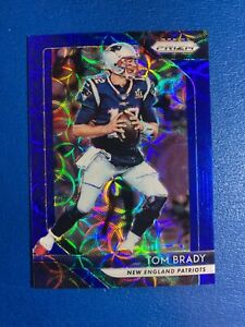 2018 Panini Prizm Tom Brady #69 Blue Scope /99 SP New England Patriots
