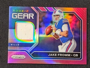 2020 Panini Prizm - Premier Jerseys Jake Fromm #21 Pink Prizm (MEM, RC) - Picture 1 of 2