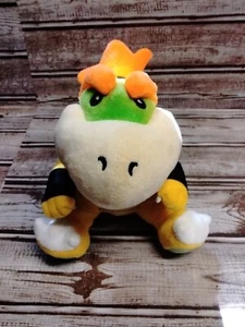 Official 7” Sanei Super Mario Bowser Jr. Plush Toy Japan Used - Picture 1 of 11