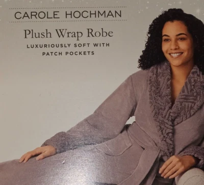 Bata envolvente de felpa Carole Hochman - Varios colores y tamaños - Nueva con etiquetas - Envío gratuito Foto 1 de 4