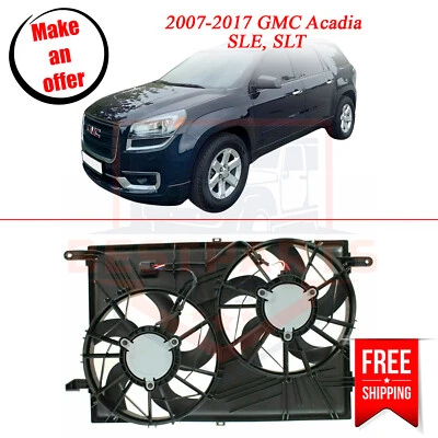 NEW Radiator Cooling Fan for 2007-2017 GMC Acadia / 2009-2017 Chevrolet Traverse - Image 1 of 4