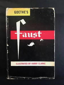 Faust, by Johann Wolfgang von Goethe - c:1940 - Vintage H/C Book w/ Dust Jacket - Picture 1 of 12