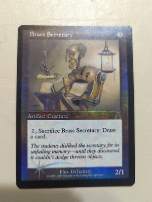 MTG Brass Secretary Foil English Urza's Destiny Never Played - Image 1 of 4