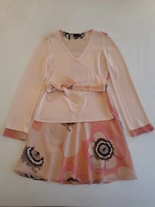 Coast - Skirt & Top With Belt - Multicoloured - Top UK 12 - Skirt UK 10 - Picture 1 of 8