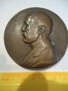 Medal Bronze Henri Rabaud Conservatory Music Dann Signed Medal - Picture 1 of 2