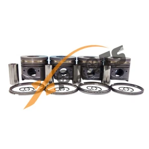 4 set Piston with Piston Ring Set For ISUZU 4HG1 Engine - Foto 1 di 8