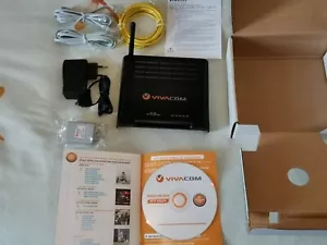 ADSL Wi-Fi MODEM PIRELLI DRG A124G M-400-000-4-8-YA. New Set OPENED. - Picture 1 of 12