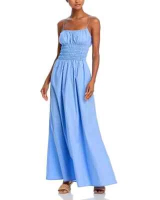 Maxi Vestido Faithfull the Brand L98924 Mujer Azul Baia Lino Talla US 6 Foto 1 de 4