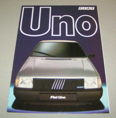 Depliant / Brochure - Fiat Uno - Edizione 1983 Foto 1 de 2