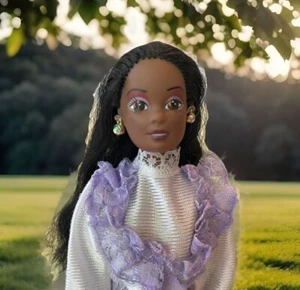 RAR Simba Steffi Love schwarz AA African American Modepuppe 1992 + Kleidung Hund - Bild 1 von 14