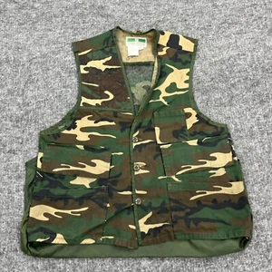 Vintage Game Winner Vest Mens Small Camouflage Hunting Shooting Game Camp - Picture 1 of 10