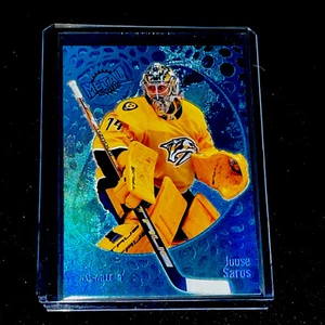 Juuse Saros 2022-23 Skybox Metal Universe #68 Nashville Predators Blue Spectrum - Picture 1 of 2