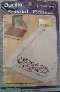 Bucilla Edición Especial Cómoda Bufanda Borde Florentino Bordado Kit #63334 - Imagen 1 de 3