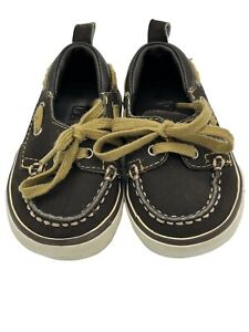 Baby Gap Boat Shoes Loafers Infant Size 3 brown Laces