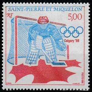 Saint Pierre et Miquelon postfris 1988 MNH 557 - Olympische Spelen Calgary