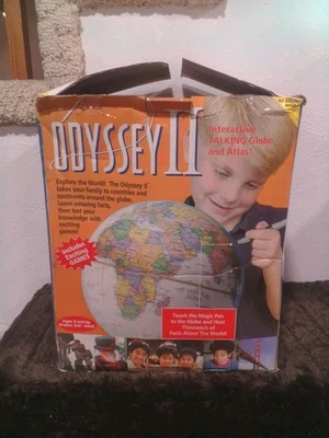 Odyssey II Interactive Talking 10” Globe & Atlas Learning Model - Image 1 of 4