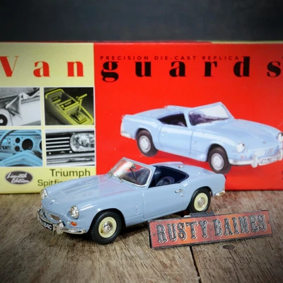 LLedo Vanguards Triumph Spitfire Mk2 Wedgwood Blue, 1/43 Scale Model, Boxed - Image 1 of 4