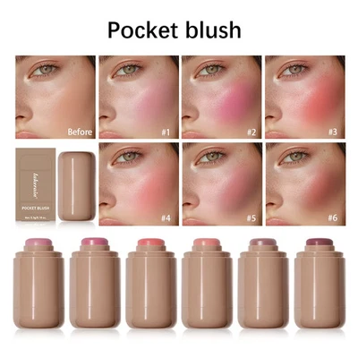 3-in-1 Blush Stick – Moisturizing Lip & Cheek Tint, Long Lasting Face Makeup - Image 1 of 4