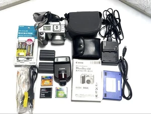 Canon PowerShot G6 7MP Digital Camera Kit w Speedlite CF Cards Tested Working - Picture 1 of 12