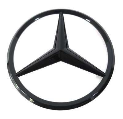 Moto4 for X253 Mercedes AMG GLC300 BLACK Star Emblem Rear Trunk Lid Logo Badge - Image 1 of 4