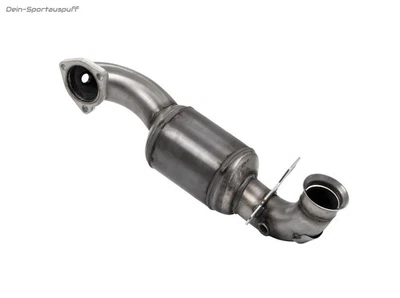 HJS Acciaio Inox Ø65mm Frontpipe Con Catalizzatore Peugeot 207 - Immagine 1 di 4