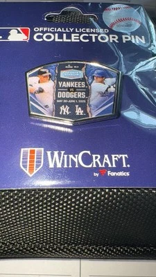 2025 Dodgers Vs Yankees Game Day Dueling Stadium Exclusive Pin (May 30 - June 1) - Image 1 of 3