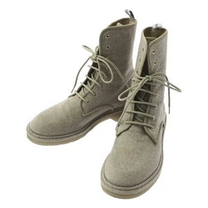 Max Mara | BAKER Pure Cashmere Broad Cross Ankle High Lace-up BOOTS Used KLDR-0 - Picture 1 of 9