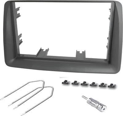 - Kit Montaggio Adattatore Autoradio, Mascherina 2 DIN Compatibile Con Fiat Pand - Immagine 1 di 4