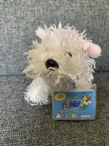 Ganz Webkinz HS106 Lil Kinz weißer Terrier Hund Welpe Stofftier 6 Zoll - Bild 1 von 13