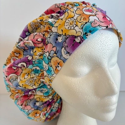 Care Bears Print Size Large Medical Bouffant Scrub Cap Surgery Hat - Image 1 of 4