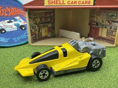 1983 Hot Wheels Speed Machines Turbo Wedge Yellow BW NM RARE Blackwall HiRakers - Image 1 of 4