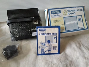 Vintage 6 Transistor Radio Waltons Celestial WP452 as Is Because Dif Batteries - Picture 1 of 9